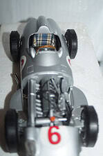 Cmc / solitair mercedes benz w196 #6 silver 11:18 diecast m-020