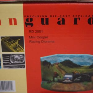 Vanguards mini cooper racing diorama rd2001 1:43 scale