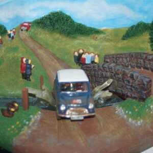 Vanguards mini cooper racing diorama rd2001 1:43 scale