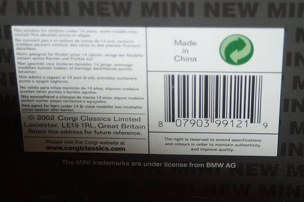 Corgi (based) austin rover mini 30 1959-1989 1:36 (approx)