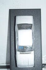 Replicar fiat 130 coupe 1972 in silver hand built in approx 1/43rd