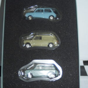 Vanguards austin / morris mini 50th anniversary 3 piece set mi2003 1:43