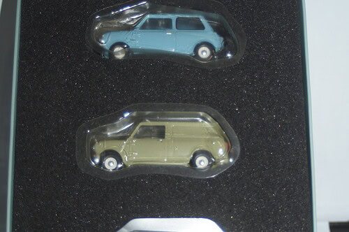 Vanguards austin / morris mini 50th anniversary 3 piece set mi2003 1:43