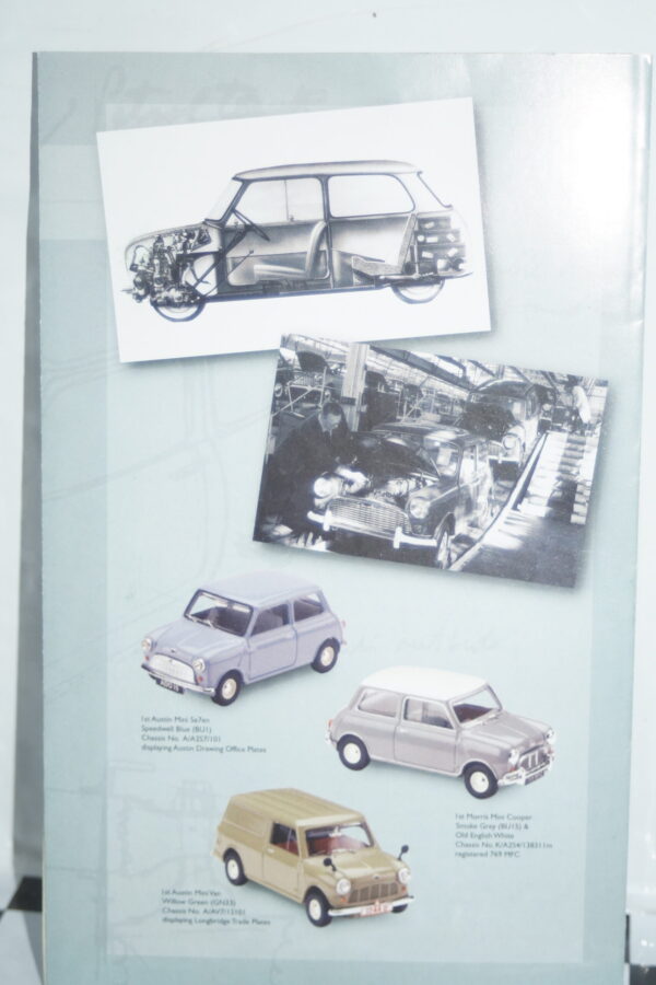 Vanguards austin / morris mini 50th anniversary 3 piece set mi2003 1:43