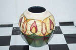 Moorcroft ginger jar "candle glow", nicola slaney 11cm unboxed 2012
