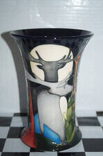 Moorcroft large "wapiti" with reindeer 21cm unboxed trial 17/07/12