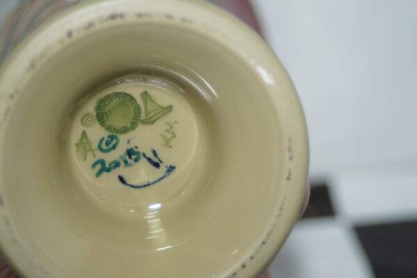 Moorcroft small vase "fleurs deco" 16cm unboxed 2013