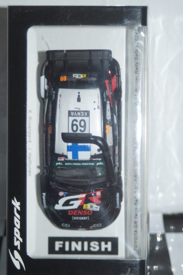 Spark toyota gr yaris 5th rc2 monte carlo 2024 s.pajari #23 1:43 resin s6861