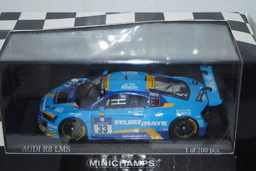 Minichamps audi r8 lms 24hr nurburgring 2016 1:43 437 161133