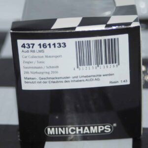 Minichamps audi r8 lms 24hr nurburgring 2016 1:43 437 161133