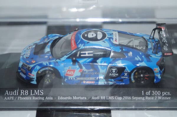 Minichamps audi r8 lms cup 2016 sepang race 2 winner 1:43 437 161148