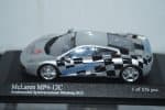 Minichamps mclaren mp 4-12c 2011 silver (nuremberg toy fair 2012) 533 133023 1:43