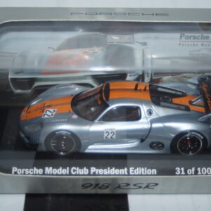 Minichamps porsche 918 rsr silver #22 wap 020 191 0c 1:43