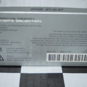 Minichamps porsche 918 rsr silver #22 wap 020 191 0c 1:43