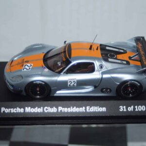 Minichamps porsche 918 rsr silver #22 wap 020 191 0c 1:43