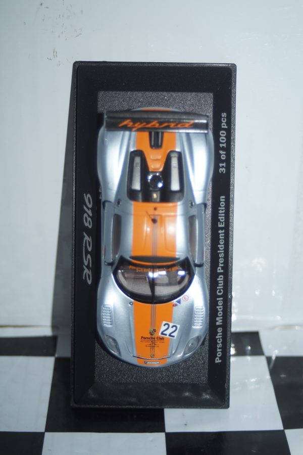 Minichamps porsche 918 rsr silver #22 wap 020 191 0c 1:43