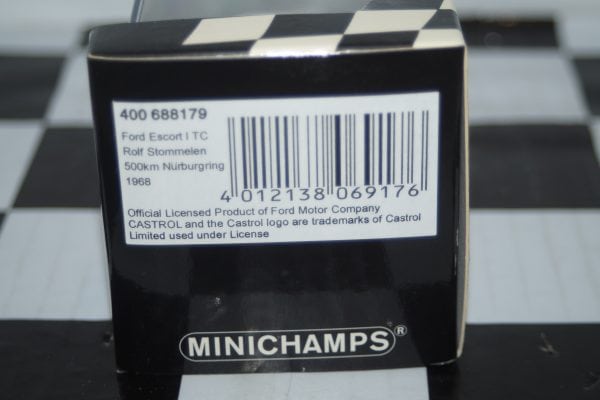 Minichamps ford escort mk1 tc #16 san remo rally 1968 andersson 400 688116 1:43