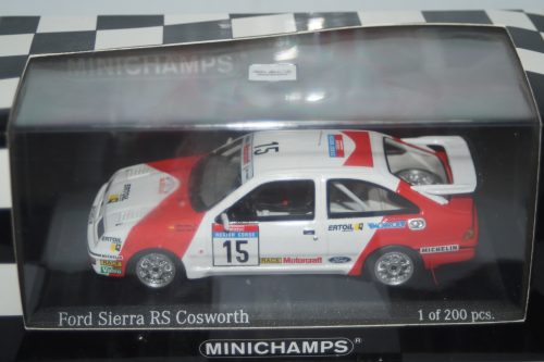 Minichamps ford sierra rs cosworth #15 tour de corse rally 1987  437 878015 1:43