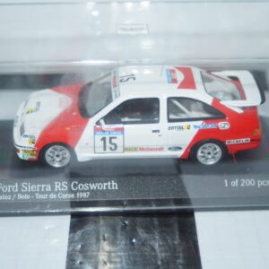 Minichamps ford sierra rs cosworth #15 tour de corse rally 1987  437 878015 1:43