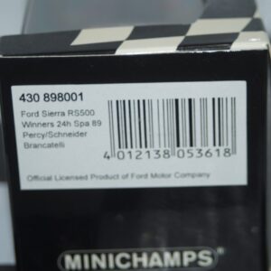 Minichamps ford sierra rs 500 #1 winners 24hr spa 1989 437 898001 1:43