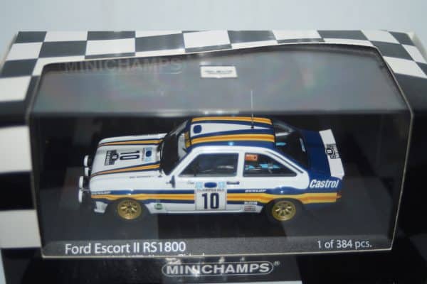 Minichamps ford escort mk2 rs1800 #10 rally acropolis 1978 vatanen 400 808410 1:43