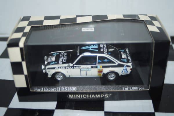 Minichamps ford escort mk2 rs1800 #1 rac 1975 makinen 400 758401 1:43