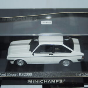 Minichamps ford escort mk2 rs2000 white 400 084300 1:43