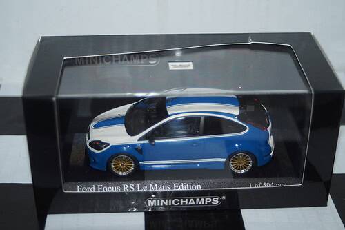 Minichamps ford focus rs le mans edition 2010 white with blue 400 088172 1:43
