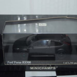 Minichamps ford focus rs500 (dealer box) 2010 matt black ltd 500 1:43