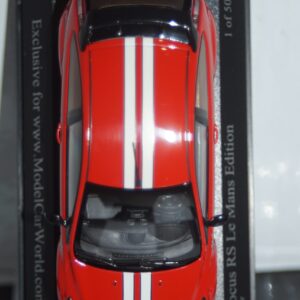 Minichamps ford focus rs le mans edition 2010 red 400 088167 1:43