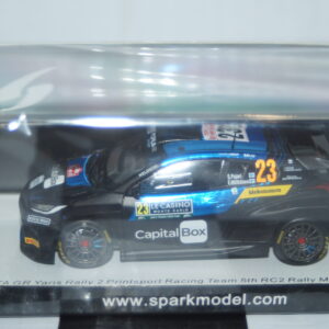 Spark toyota gr yaris 6th rc2 monte carlo 2024 s.lefebvre #27 1:43 resin s6862