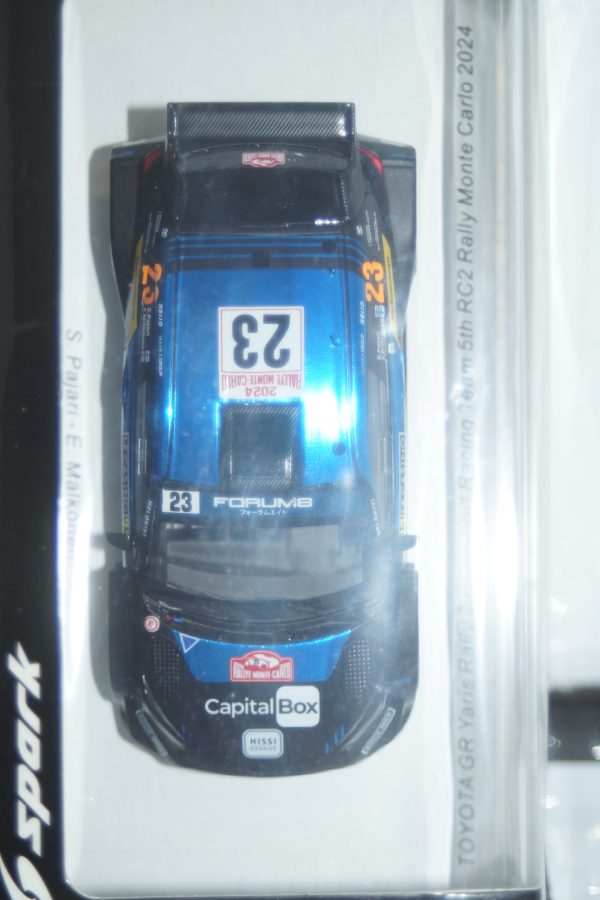 Spark toyota gr yaris 6th rc2 monte carlo 2024 s.lefebvre #27 1:43 resin s6862