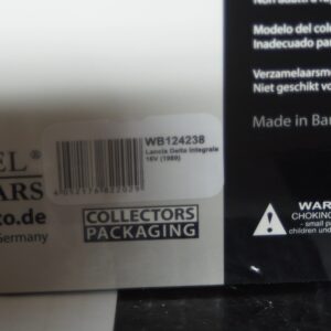 Whitebox lancia delta integrale 16v 1989 white 1:24 wb124238