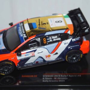 Ixo hyundai i20 n rally1 #8 rally croatia 2024 o.tanak 1:43 ram933b.22