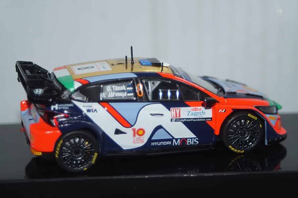 Ixo hyundai i20 n rally1 #8 rally croatia 2024 o.tanak 1:43 ram933b.22