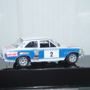 Ixo ford escort mk1 rs 1600 #2 circuit of ireland 1975 rac438.22 1:43 diecast
