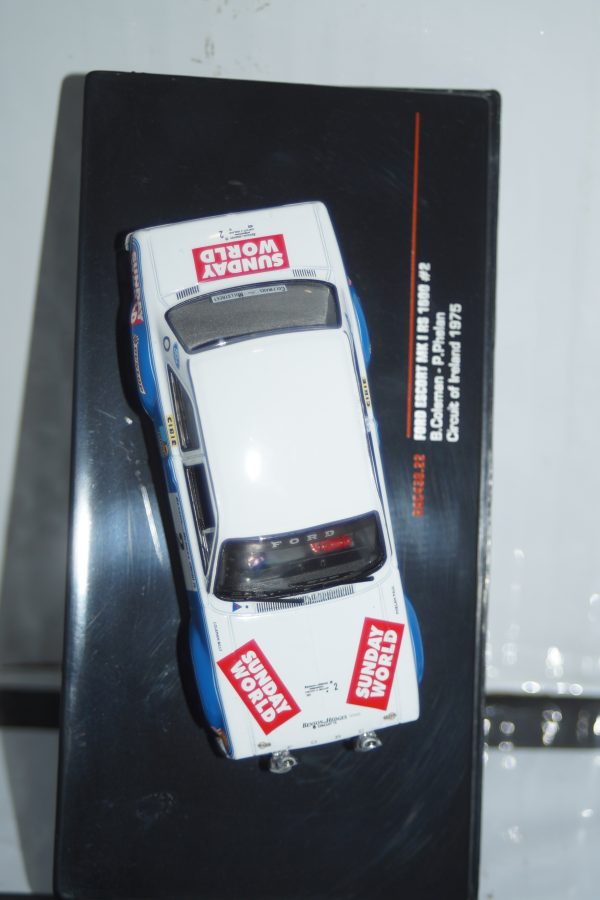 Ixo ford escort mk1 rs 1600 #2 circuit of ireland 1975 rac438.22 1:43 diecast