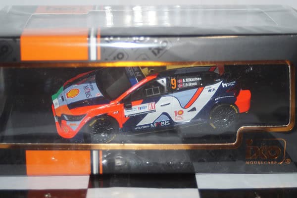 Ixo hyundai i20 n rally1 #9 rally croatia 2024 a.mikkelsen 1:43 ram933c.22
