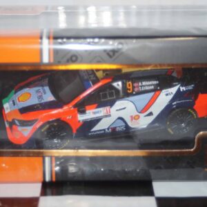 Ixo hyundai i20 n rally1 #9 rally croatia 2024 a.mikkelsen 1:43 ram933c.22