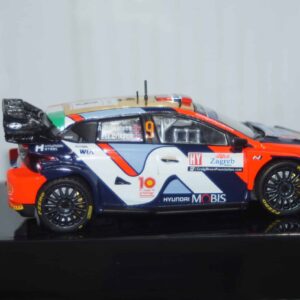 Ixo hyundai i20 n rally1 #9 rally croatia 2024 a.mikkelsen 1:43 ram933c.22