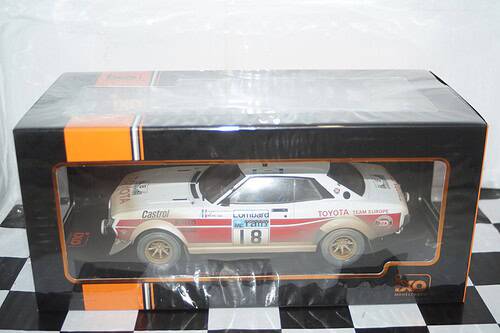 Ixo toyota celica 2000 gt(ra21) #14 rac rally 1977 p-i.walfridson 1:18 18rmc189b