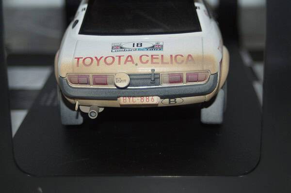 Ixo toyota celica 2000 gt(ra21) #18 rac rally 1977 j-l.therier 1:18 18rmc189c