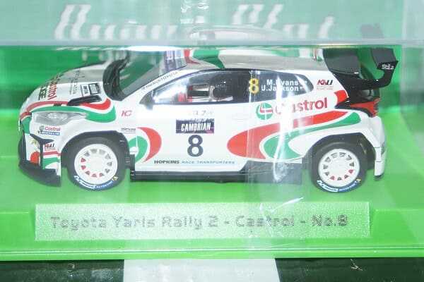 Avant slot toyota yaris rally m.evans castrol #8 1:32 ref 52604a