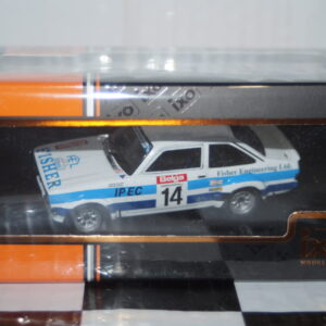 Ixo ford escort mk2 rs 1800 #14 haspengouw rally 1981 rac441.22 1:43 diecast