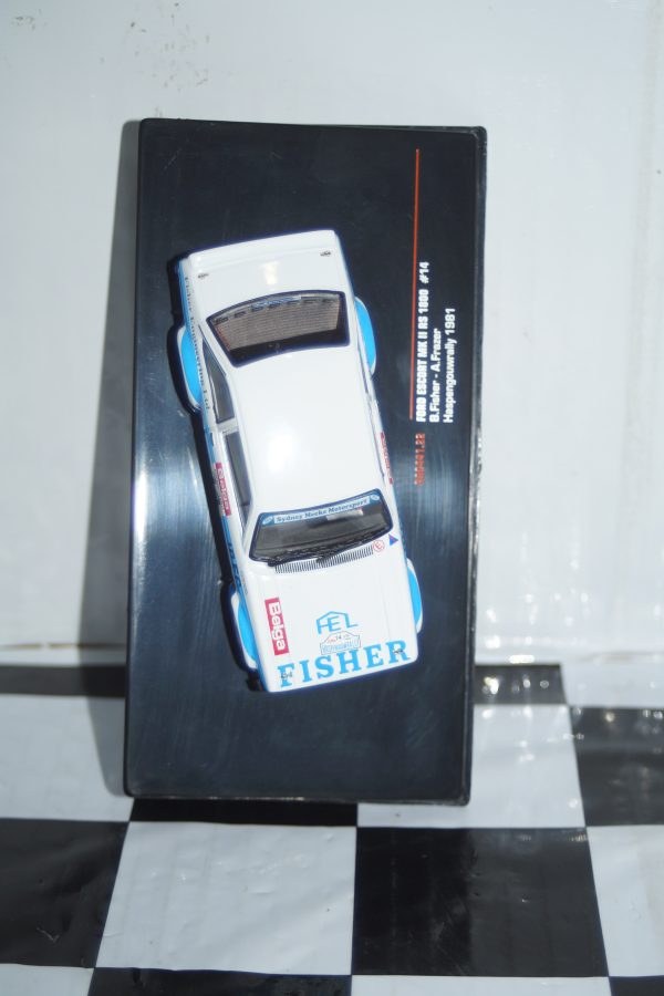 Ixo ford escort mk2 rs 1800 #14 haspengouw rally 1981 rac441.22 1:43 diecast