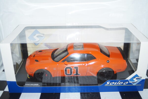 Solido dodge challenger r/t scat pack wideboy (hazzard tribute) 1:18 diecast s1805713