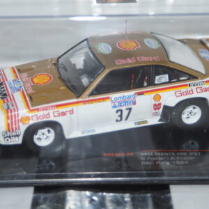 Ixo opel manta 400 rac rally 1984 #37 "gold card" 1:43 diecast rac443.22