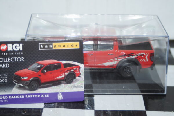 Vanguards ford ranger raptor x se true red 1/43 ref va15204
