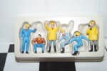 Preiser hand painted figures of workmen  68200 1:50