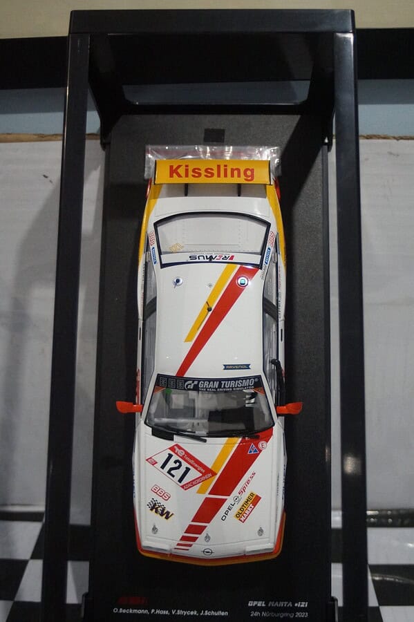 Werk83 opel manta #121 24h nurburgring 2023 1:18 diecast w18035001